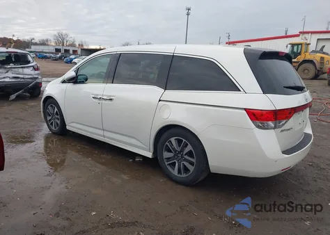 2014 Honda Odyssey Touring/Touring Elite from USA, damaged, VIN 5FNRL5H96EB007798